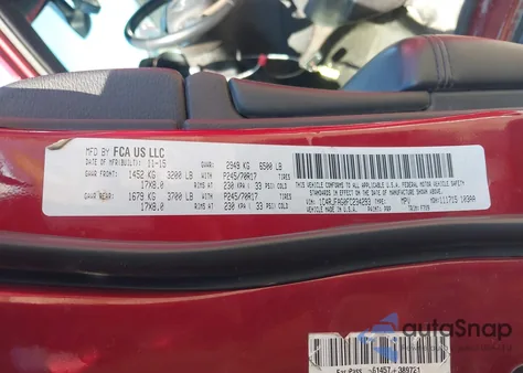 2015 Jeep Grand Cherokee Laredo из США, поврежденный, VIN 1C4RJFAG0FC234293